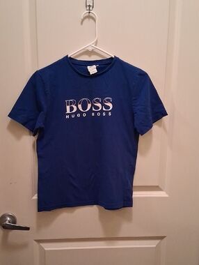 Hugo Boss Royal Blue Logo Tee